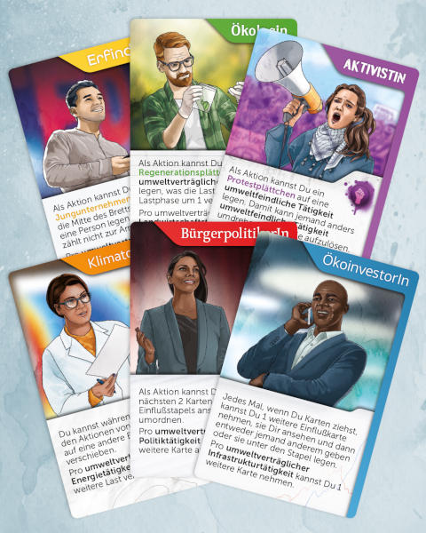Earth Rising character cards